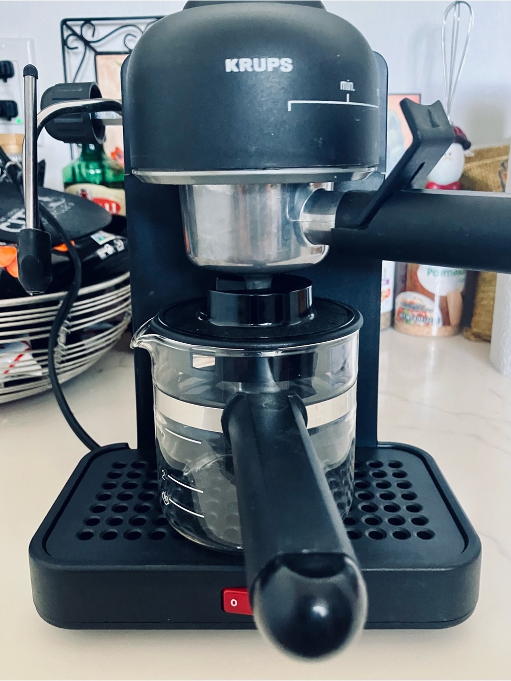 KRUPS Espresso Maker with Glass Carafe